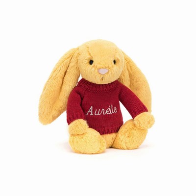 Jellycat Bashful Sunshine Konijn with Red Jumper | IA6108372